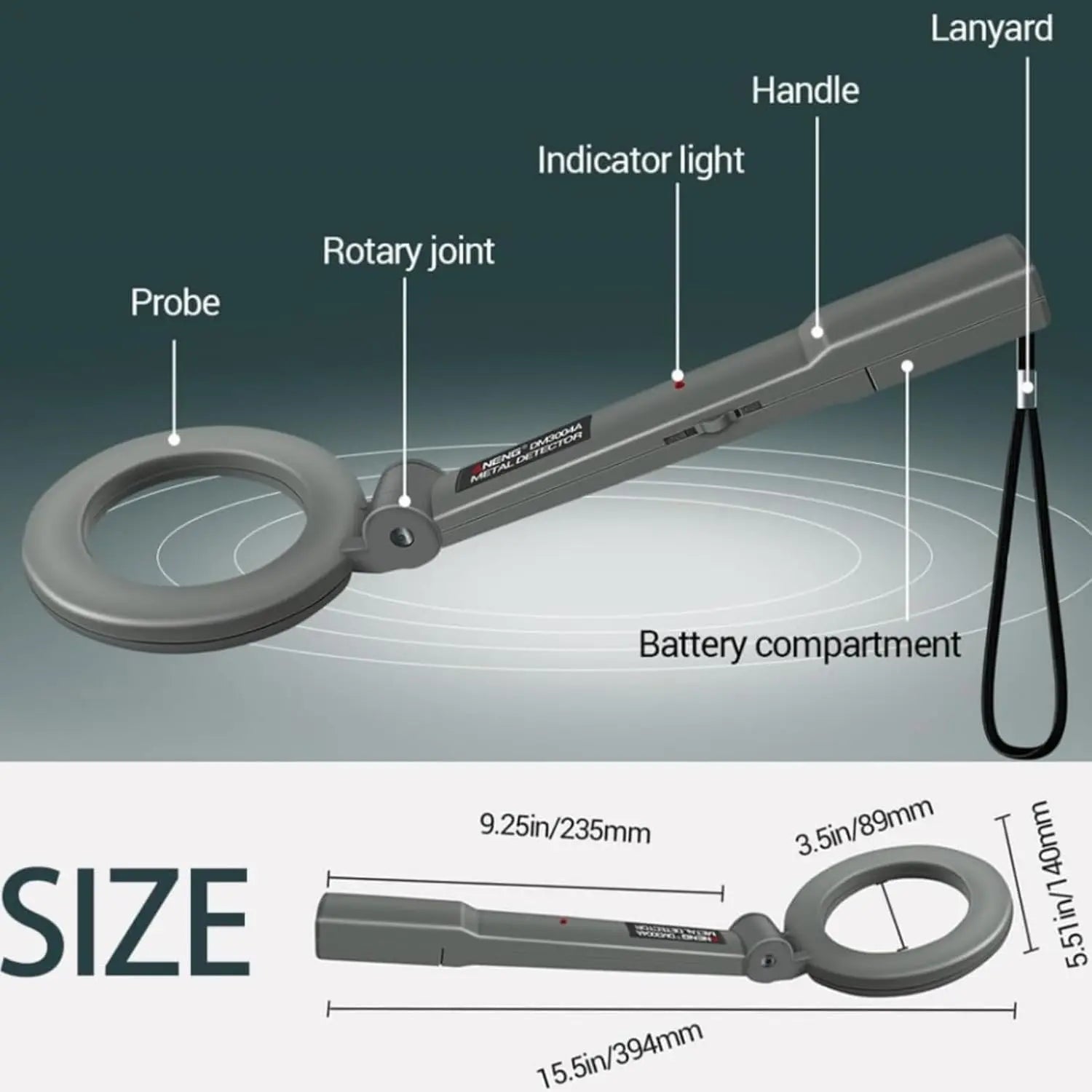 High-Sensitivity Hand Metal Detector – Discover Hidden Treasures