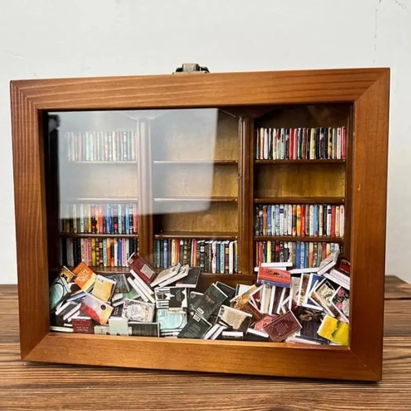 Handmade Mini Wooden Shelf for Anxiety Relief