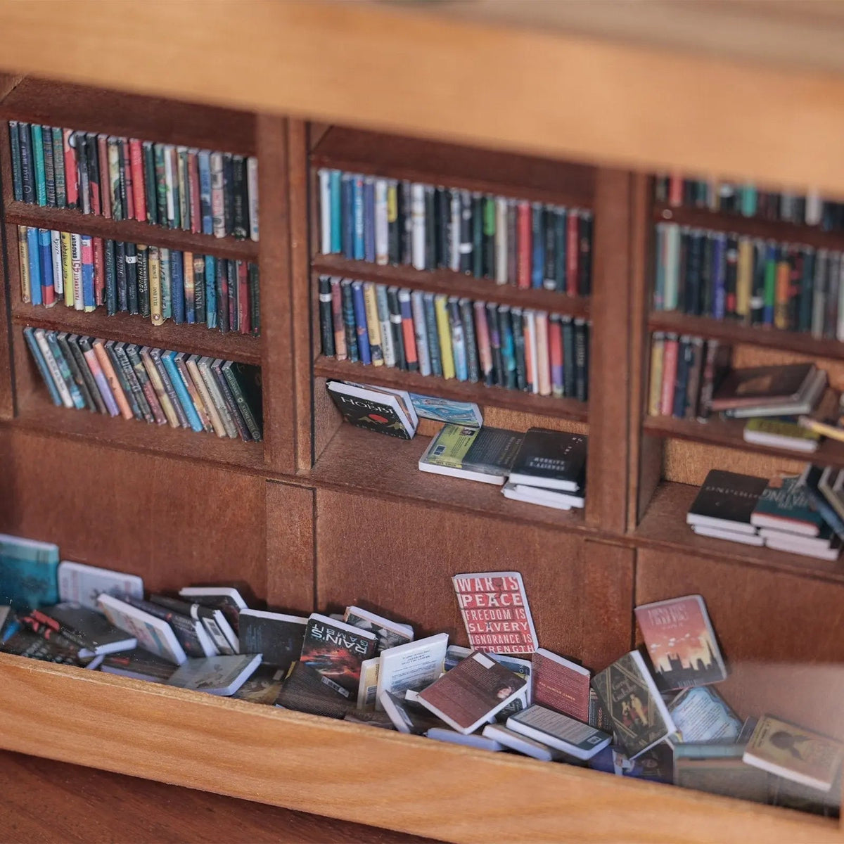 Handmade Mini Wooden Shelf for Anxiety Relief