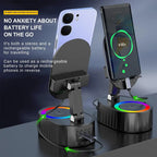 Handy Stand with Induction Speaker & Power Bank