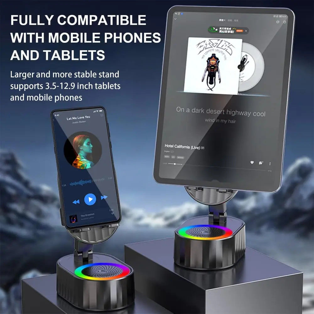 Handy Stand with Induction Speaker & Power Bank