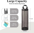 Hanging Mesh Organizer for Bags – Neatly Store Plastic Bags
