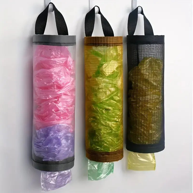 Hanging Mesh Organizer for Bags – Neatly Store Plastic Bags