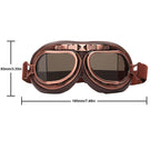 Vintage Steampunk Motorcycle Goggles