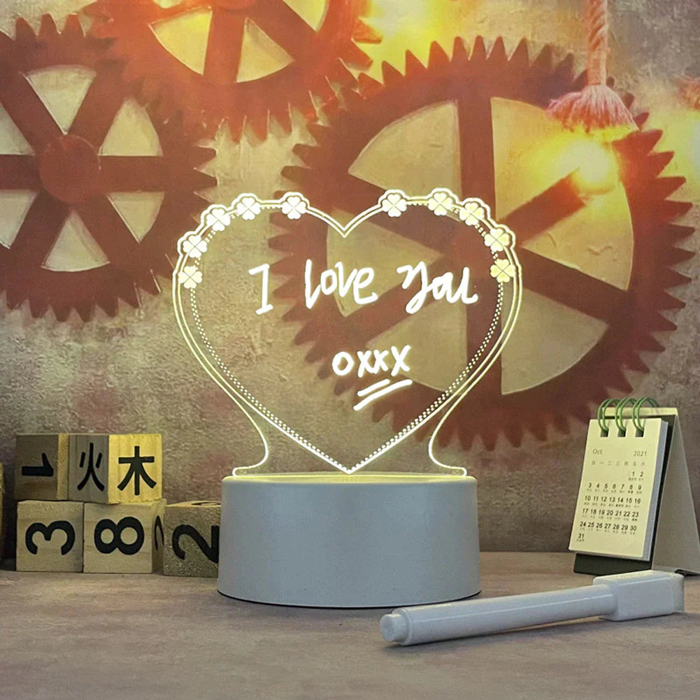 Night Lamp with Artistic Accent – Design and Illuminate