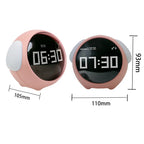 Cute Expression Night Light Alarm Clock