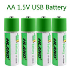 2 pieces USB rechargeable battery