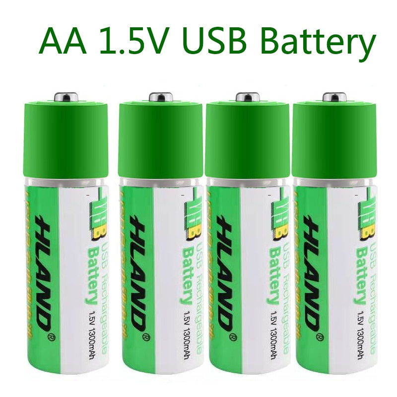 2 pieces USB rechargeable battery