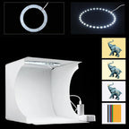 Mini Photo Studio "LumiCube" with LED lighting and 6 backgrounds