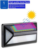 Modern Solar LED Wall Light for Outdoors – Waterproof Facade Lighting with Motion Sensor
