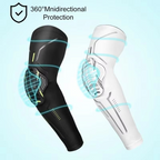 Sports Elbow Pad Compression Sleeve with Impact Protection