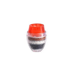 Faucet filter with mineral beads for clean and filtered tap water