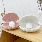 ShellGlow Lamp – Elegant Shell Lighting with Pearl