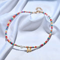 Pearl Necklace with Letter Pendant