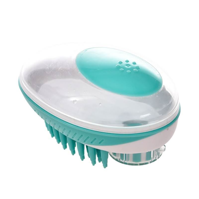 2-in-1 soap dispenser & massage brush for dogs
