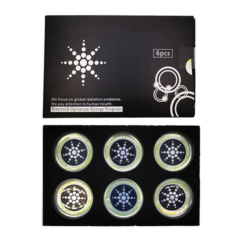 Block Radiation Protection Stickers for Mobile Phones (6 Pieces)