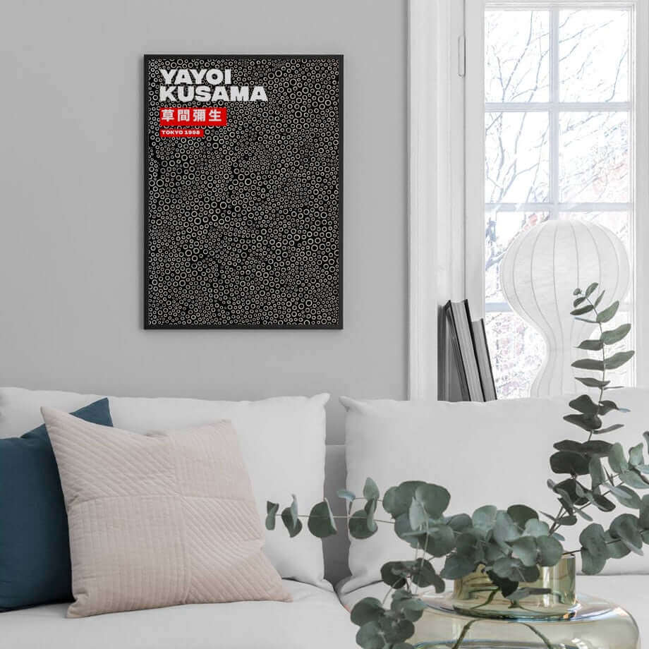 Yayoi Kusama Abstract Premium Poster