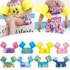 Kids Swim Arm Float and Safety Vest with Buoyancy Support