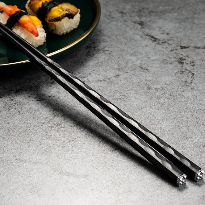 DineLux – Luxurious Chopstick Set with Refined Designs (5 Pairs)
