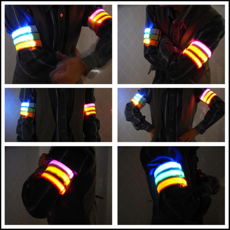 Safety Night Running Wrist Band LED Light