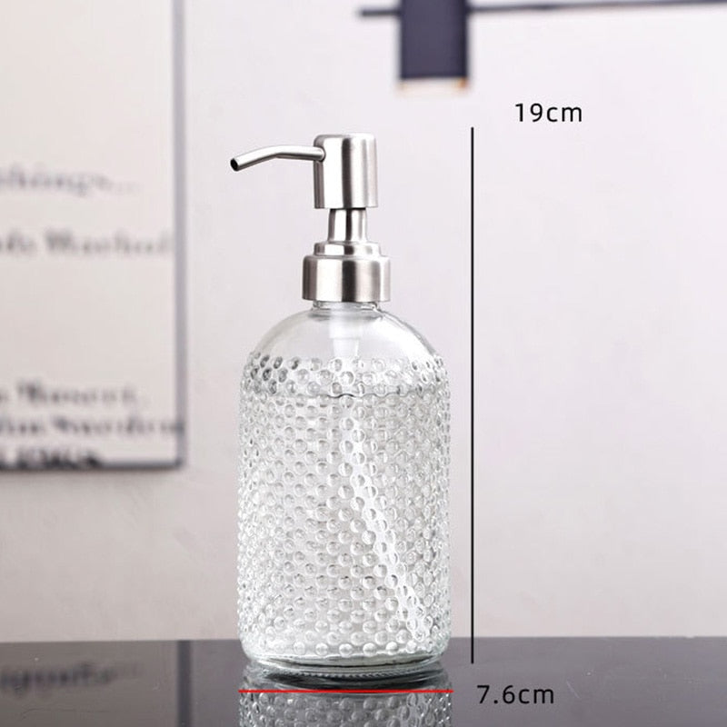 Glass Liquid Soap Dispenser