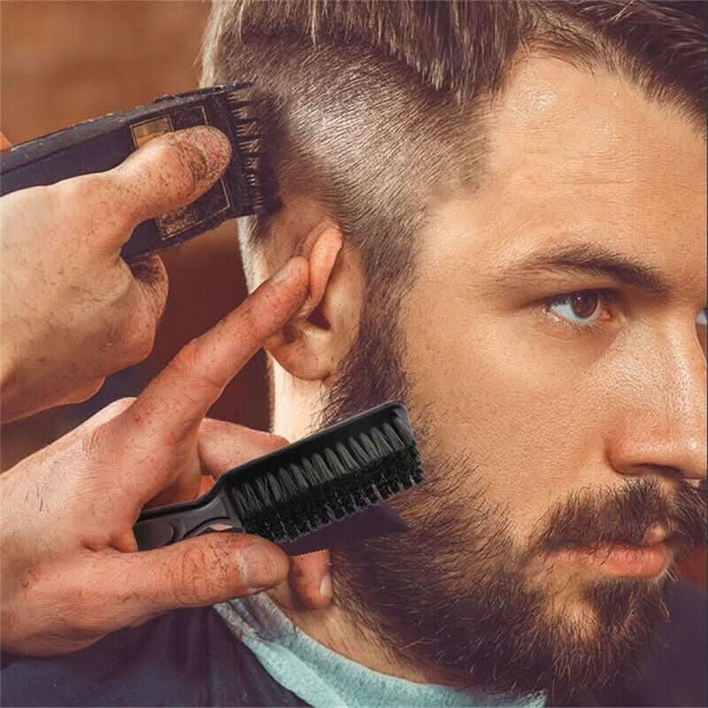 Premium hair & beard brush for men - Antistatic & handmade