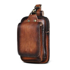 Premium Leather Men's Waist Bag
