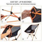 Camporo Outdoor Set | Folding Chair & Beach Blanket | Ultralight & Compact | For Travel & Nature