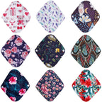 10Pcs Reusable Pads - Organic Period Reusable Pads