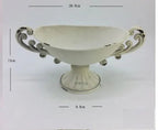European Vintage Chalice Vase Made of Iron