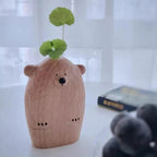 Cute little bear flower vase