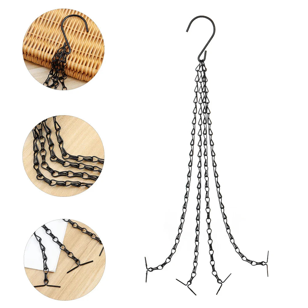 Stable Plant Hangers with Chains – Robust Suspension for Flower Pots and Garden Plants