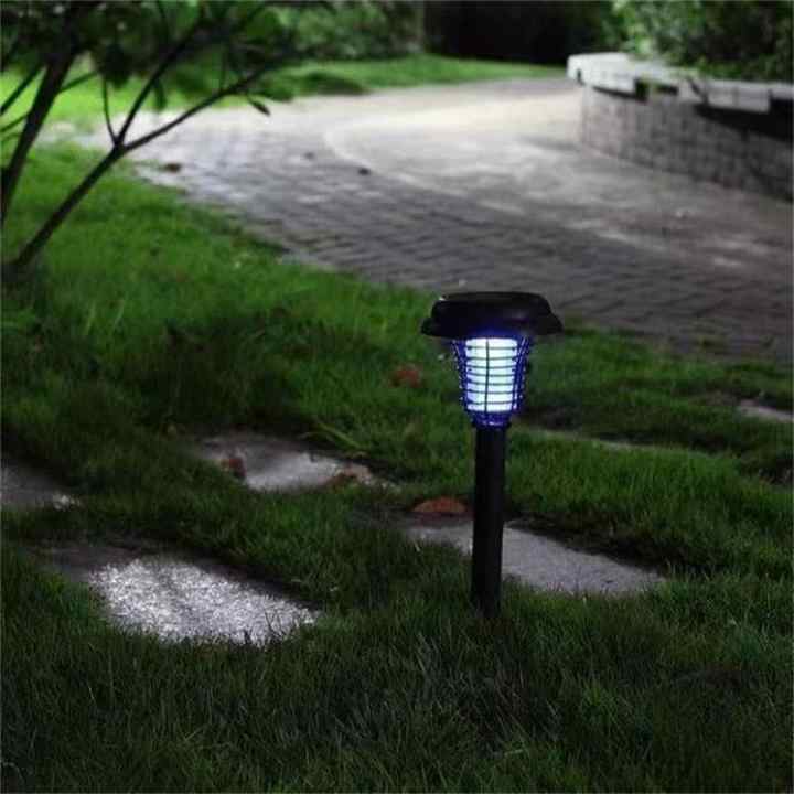 Solar Insect Killer with LED Light – Waterproof Garden Light for Mosquito Repulsion