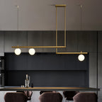 Nordic Glass Linear Luxury Pendant Lamp