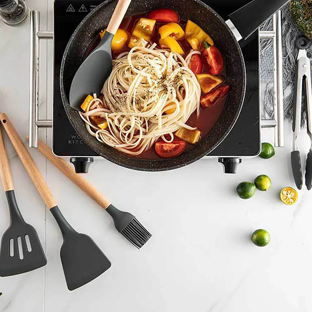 Multi-functional non-stick cooking set