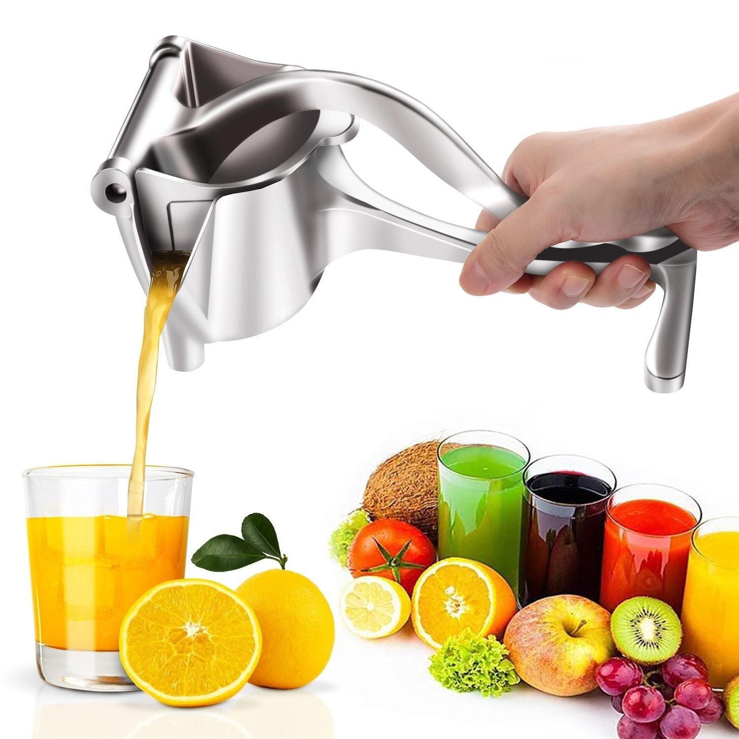 Quick and easy manual juice squeezing