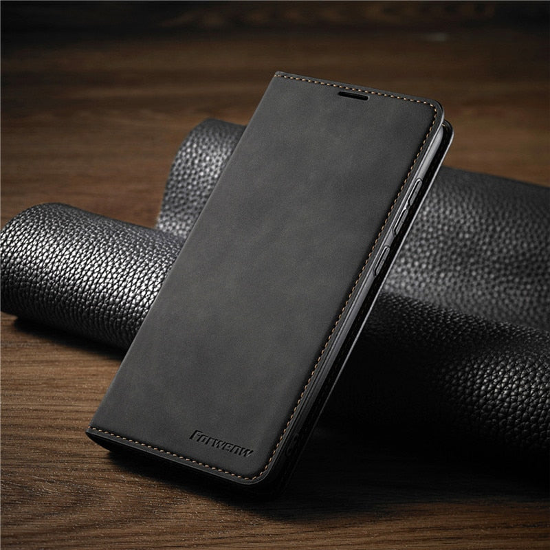Huawei Case: Magnetic Leather Bag for Stylish Protection
