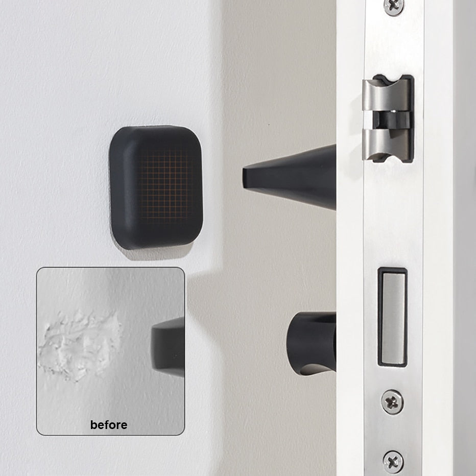 Silicone Door Stopper Buffer with Self-Adhesive Sound-Dampening Anti-Shock Protection for DIY Wall Protection