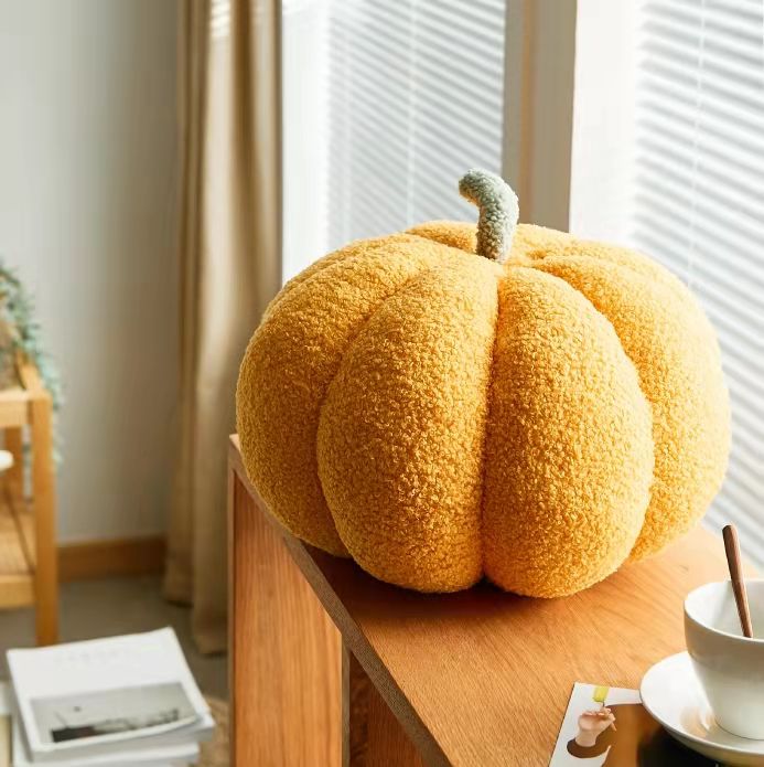 Fluffy Pumpkin Cushion