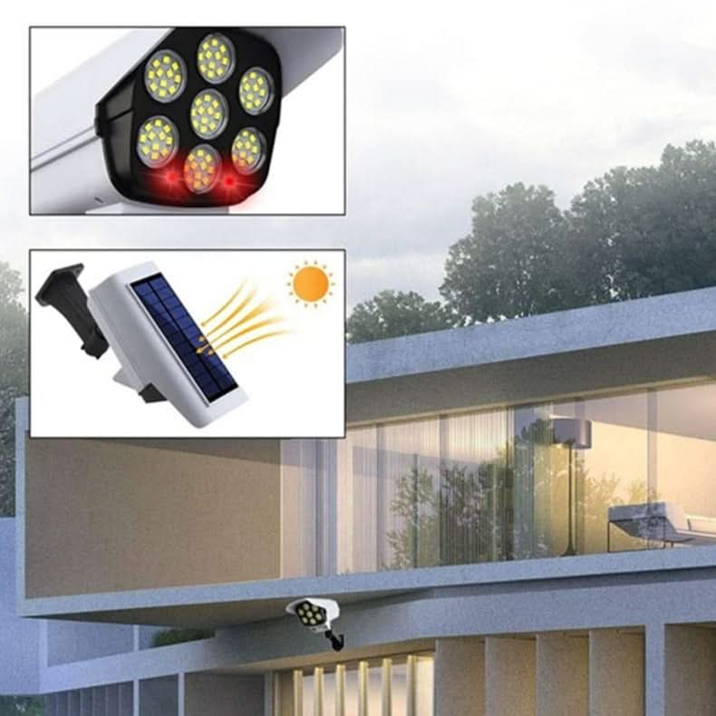 Intelligent solar reflector with motion detection for security and lighting