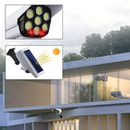 Intelligent solar reflector with motion detection for security and lighting