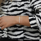 Classic Twist Pearl Circle Lock Bracelet