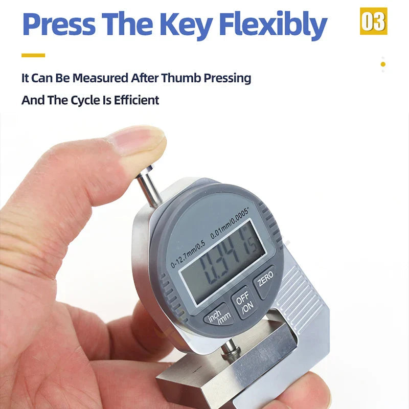 High-Sensitivity Digital Thickness Measuring Tool