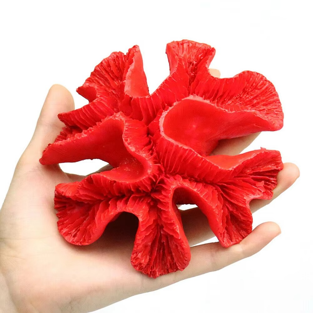Vibrant Resin Coral Reef Decor for Aquariums