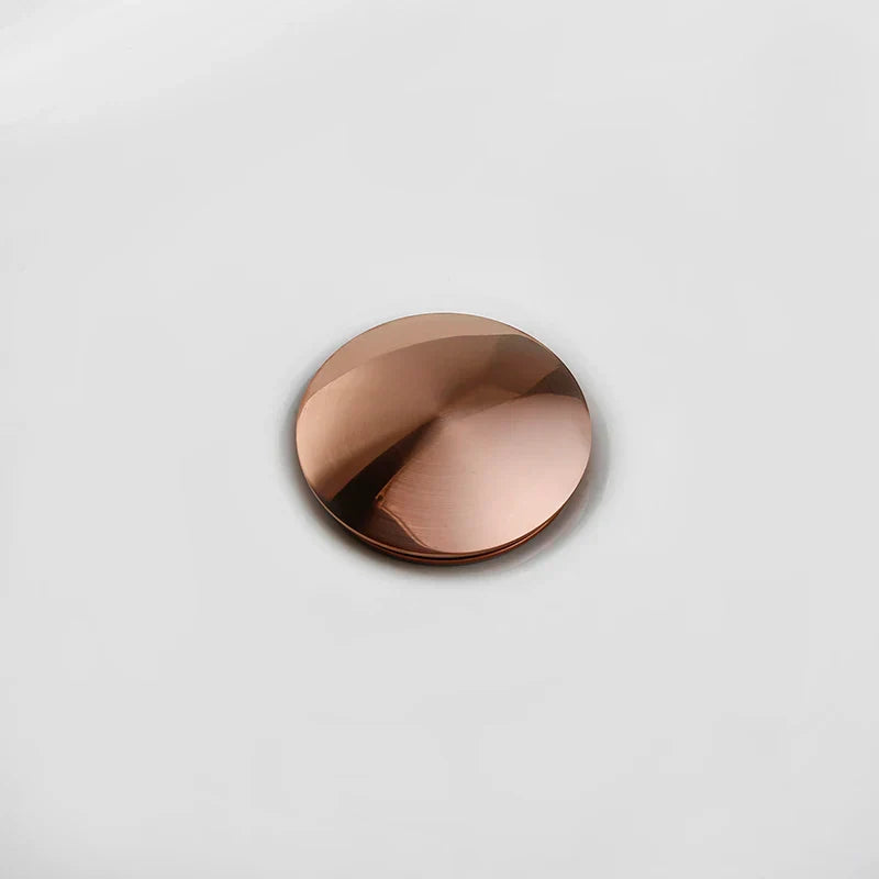 Bagnolux Rose Gold Sink Drain Valve