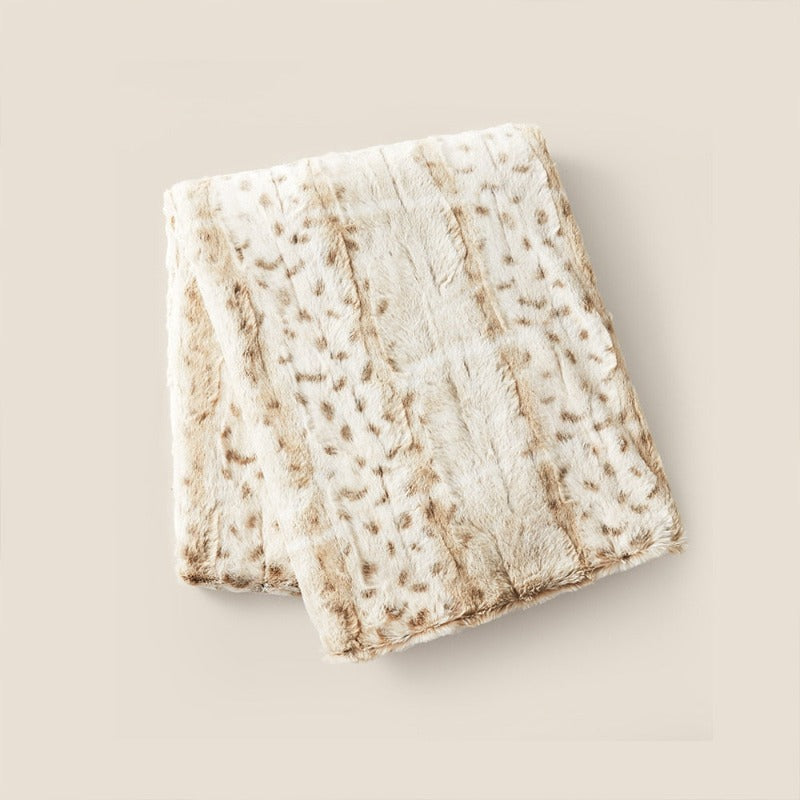 SOFT LEO PATTERN BLANKET