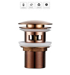 Bagnolux Rose Gold Sink Drain Valve