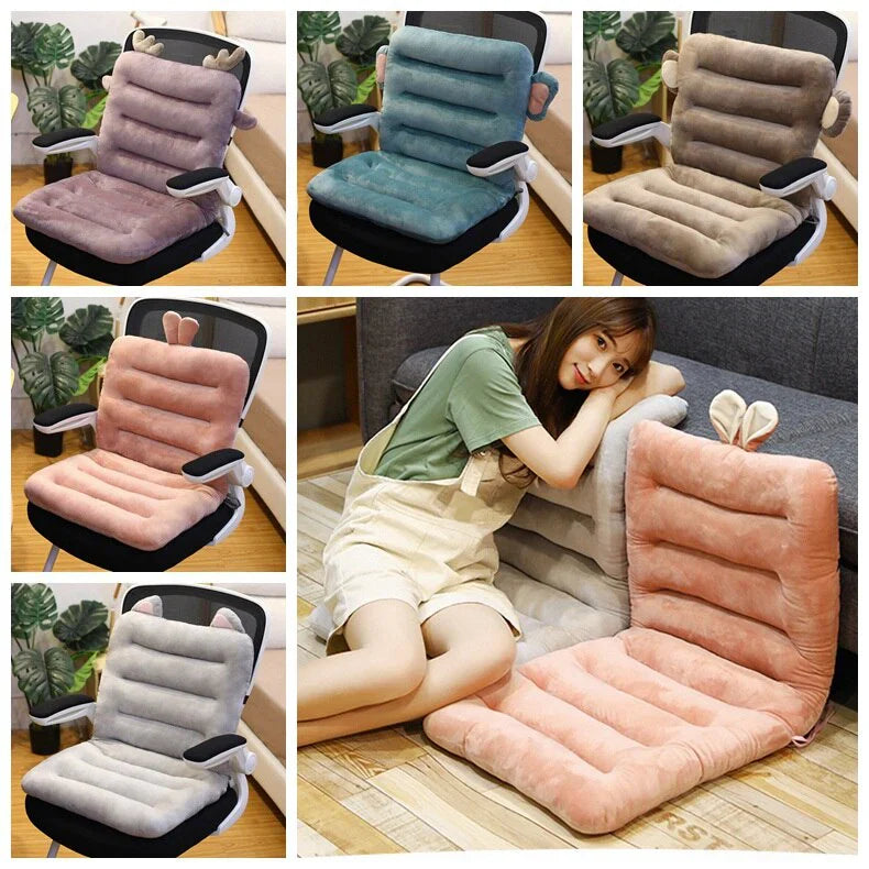Ergonomic cushion for back and seating comfort