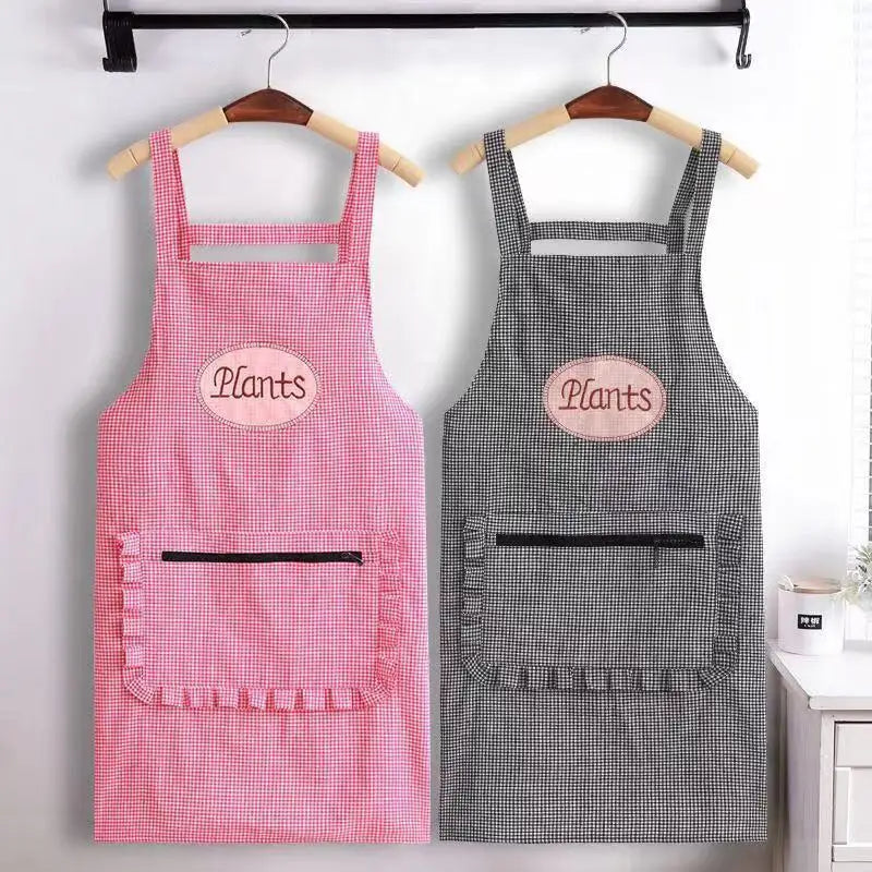 Cute Long Sleeve Waterproof Kitchen Apron