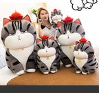 Moody Cat Soft Cuddly Plush Pillow
